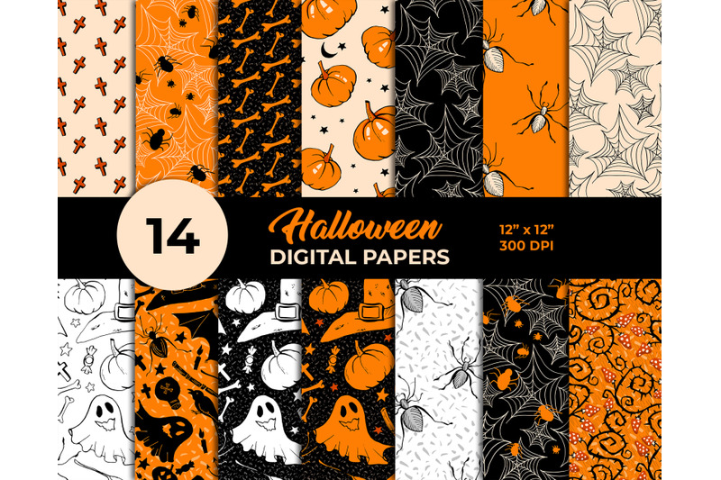 halloween-digital-paper-pack-12-x-12-inches-jpeg