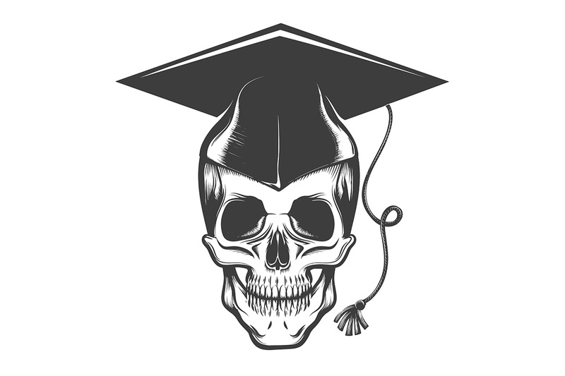 skull-in-a-bachelor-hat-tattoo