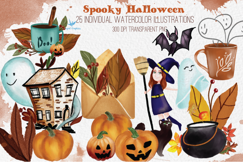 spooky-halloween-watercolor-illustration-set-of-25