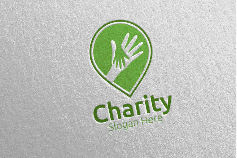 pin-charity-hand-love-logo-design-16