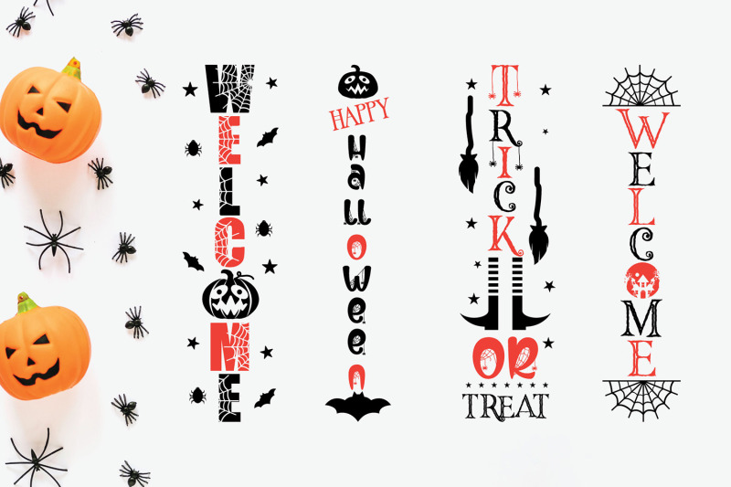 Download Halloween Porch Sign SVG Bundle, 16 Halloween Porch Sign ...