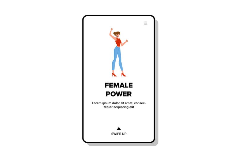 female-power-strong-businesswoman-posing-vector