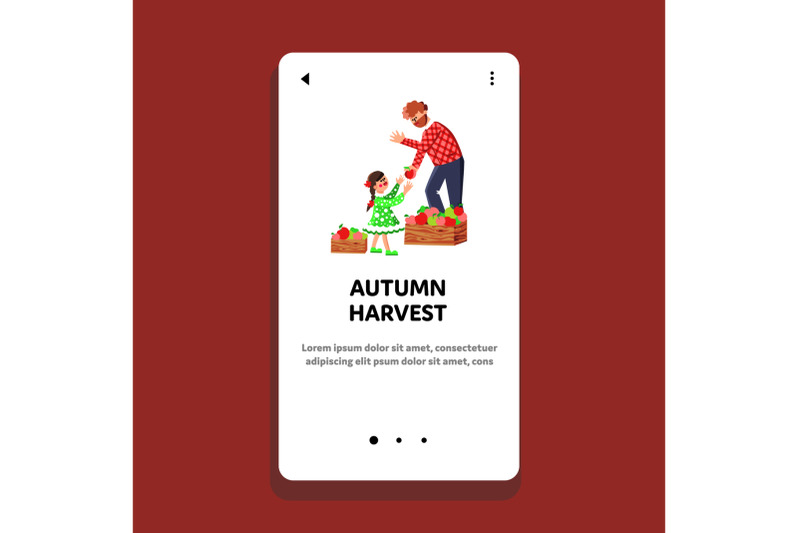 autumn-harvest-apples-family-occupation-vector