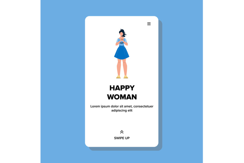 beautiful-optimistic-cheerful-happy-woman-vector