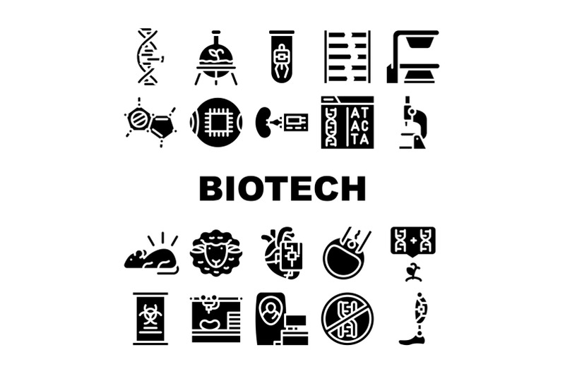 biotech-technology-collection-icons-set-vector-illustrations