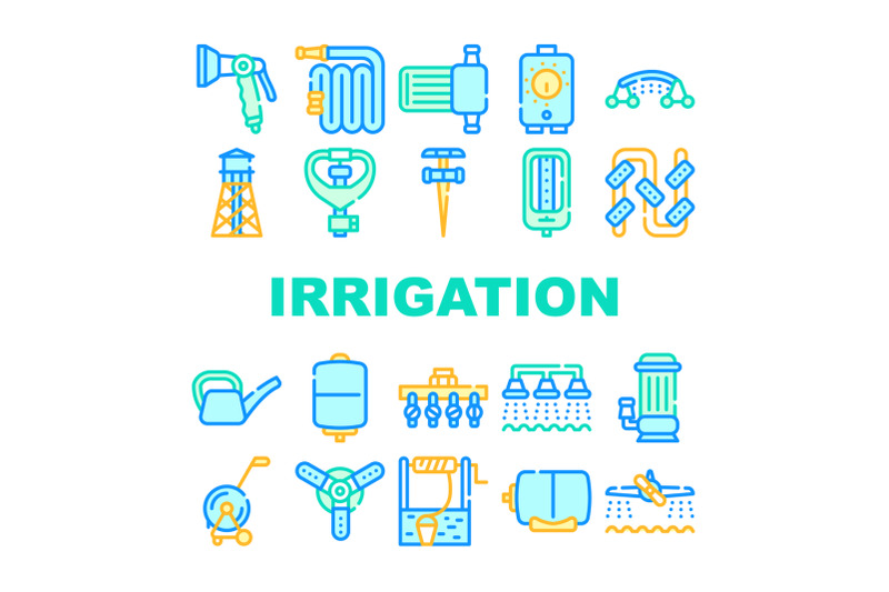 irrigation-system-collection-icons-set-isolated-illustration