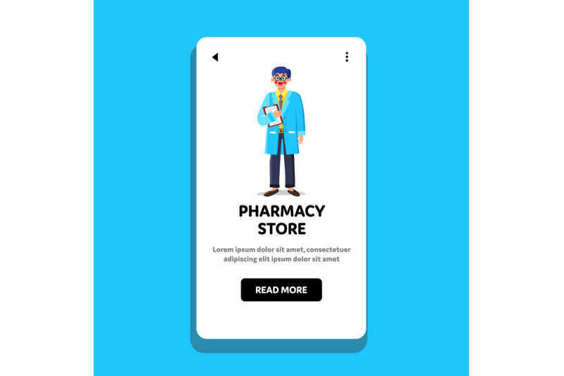 pharmacy-store-drugstore-pharmacist-seller-vector