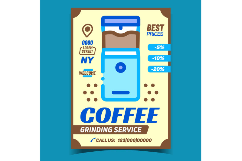 coffee-grinding-service-advertising-poster-vector