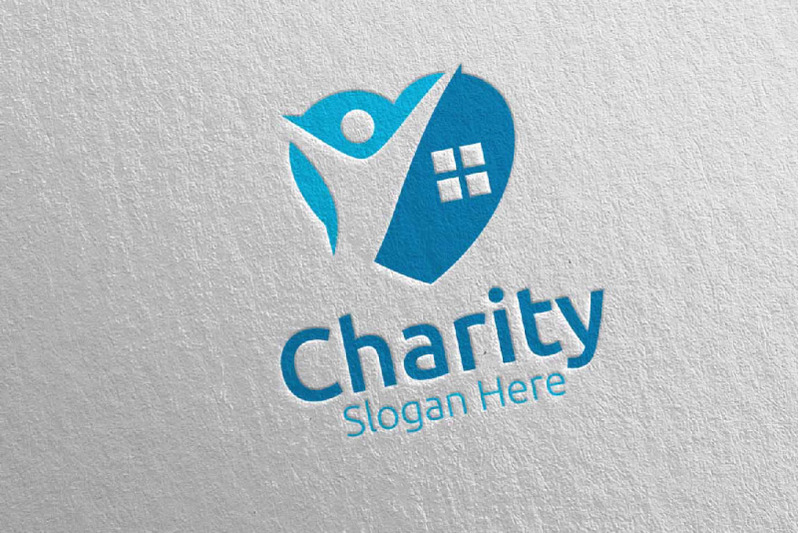 home-charity-hand-love-logo-design-22