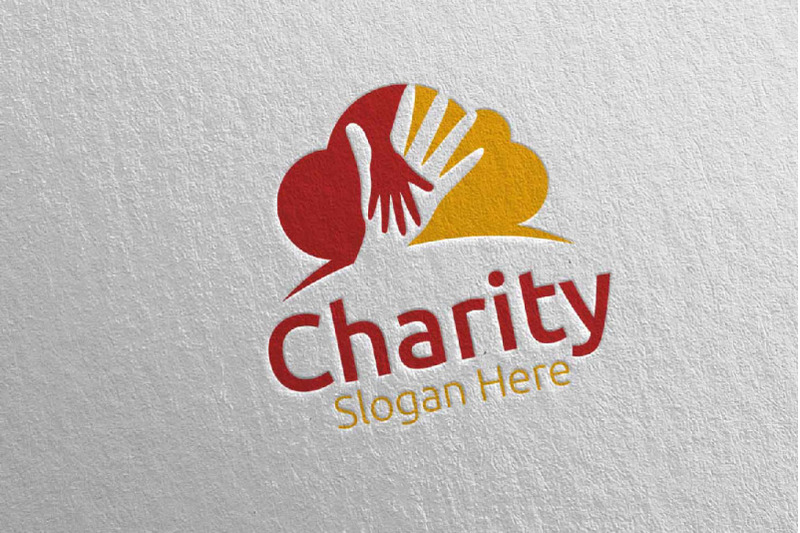 cloud-charity-hand-love-logo-design-23