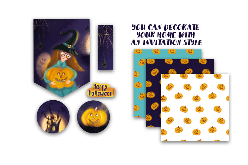 halloween-party-invitation-and-decor