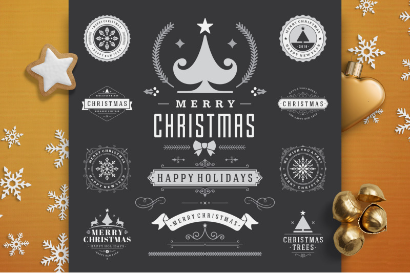 christmas-30-labels-and-badges