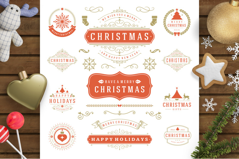 christmas-30-labels-and-badges