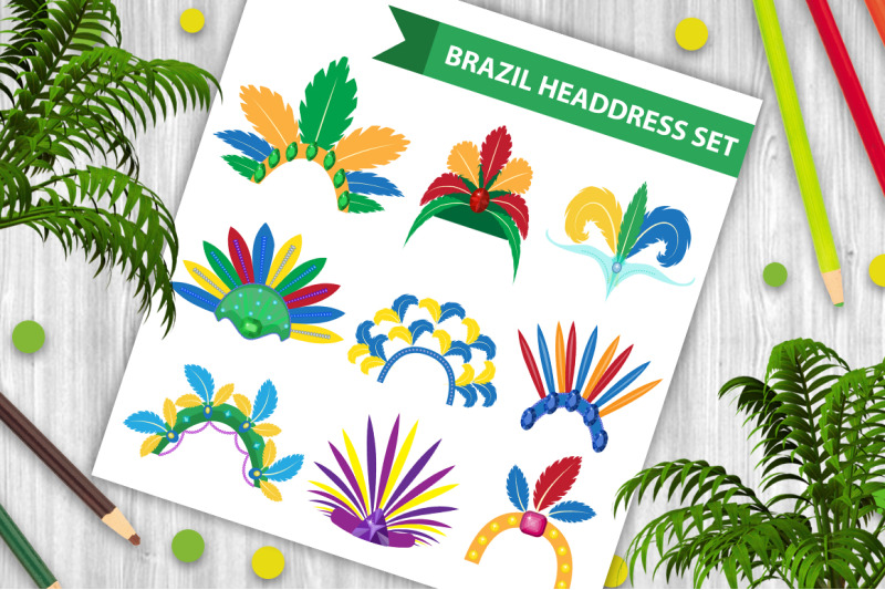brazil-feather-headband-headdress-icons