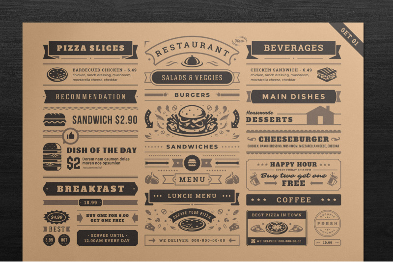 restaurant-menu-typographic-elements