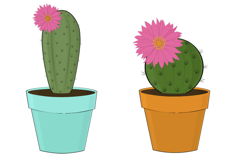 cactus-vector-cactus-clipart-floral-cactus-svg-illustration