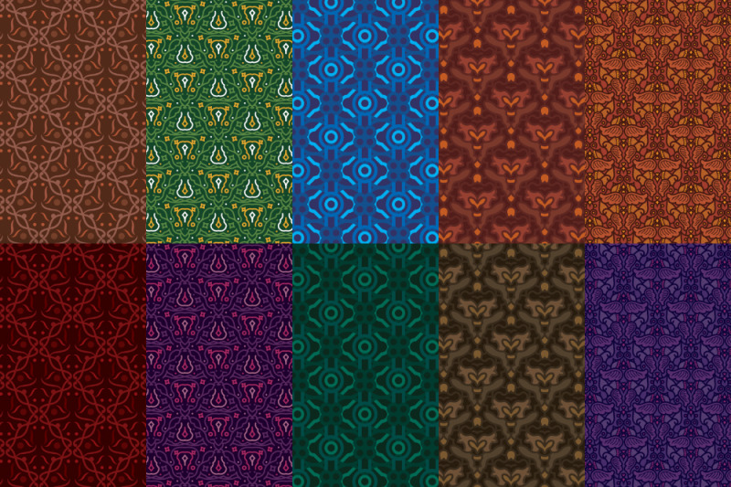 5-ornament-patterns-vector
