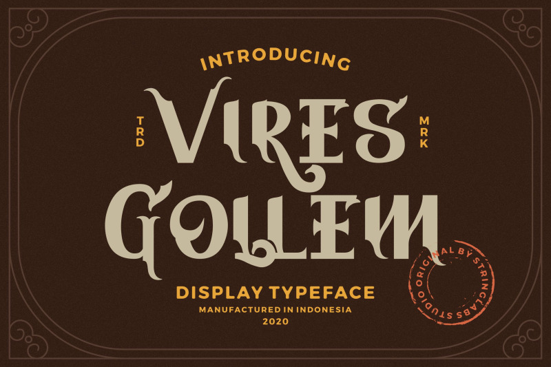 vires-gollem-display-font