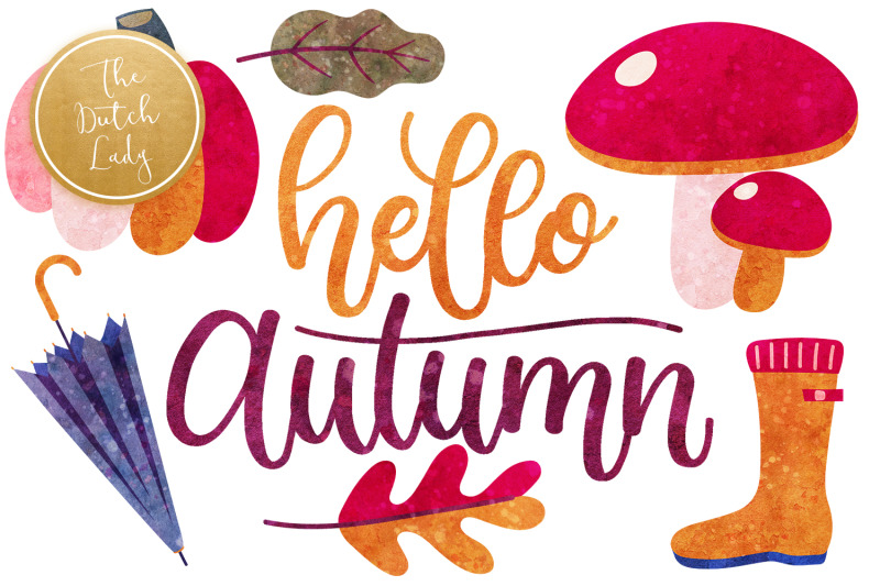 autumn-fall-elements-clipart-set
