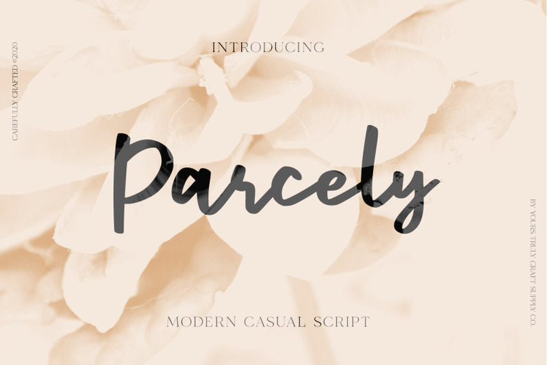 parcely-modern-casual-script