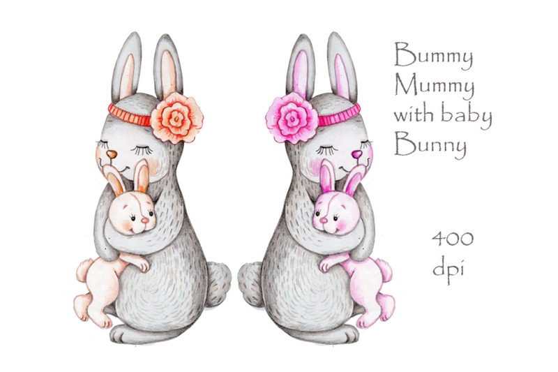 bunny-mummy-and-baby-bunny