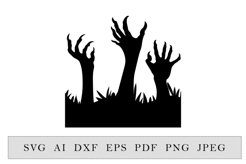 zombie-hands-silhouette-halloween-party-decoration