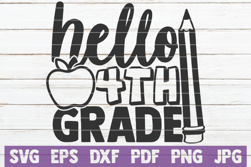 hello-fourth-grade-svg-cut-file