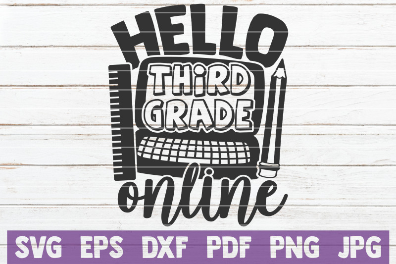 hello-third-grade-online-svg-cut-file