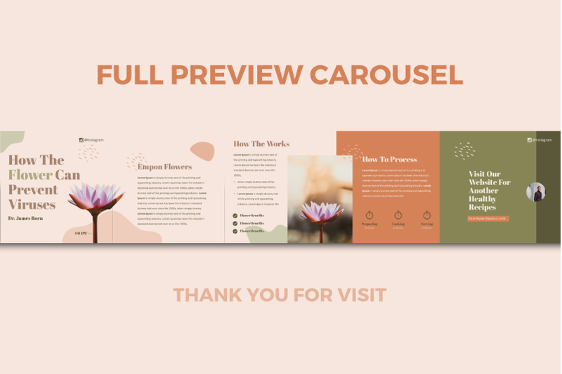 healthy-tips-recipes-instagram-carousel-powerpoint-template