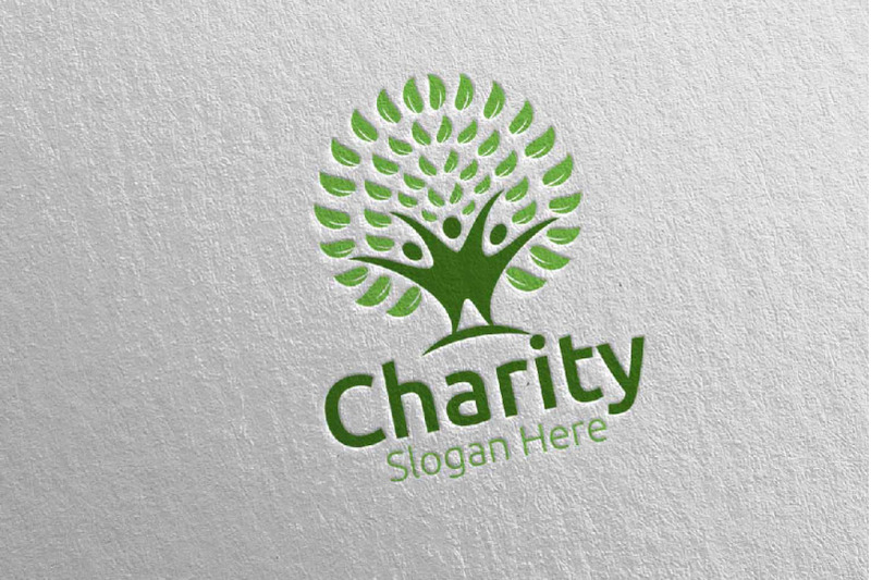 natural-charity-hand-love-logo-design-43