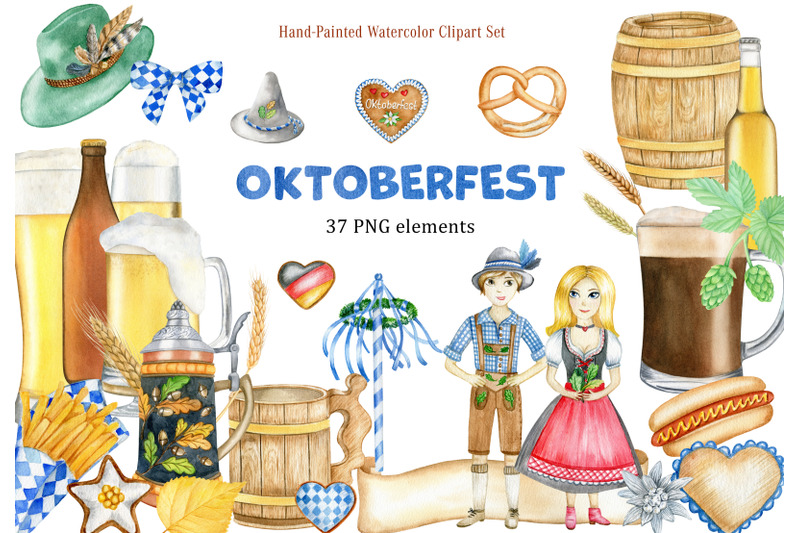 watercolor-oktoberfest-german-folk-beer-festival-clipart