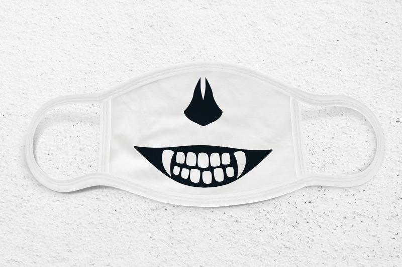 Download Halloween Faces For Mask Vol.2, Halloween Mask SVG Bundle ...