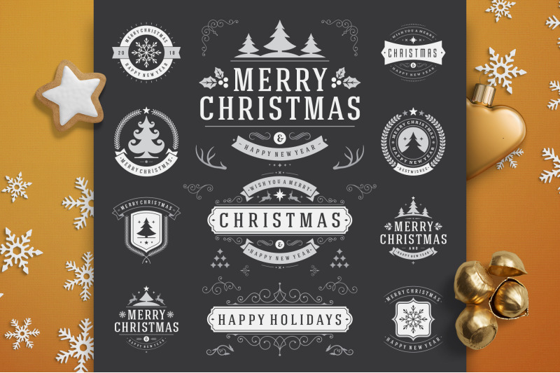 christmas-30-labels-and-badges