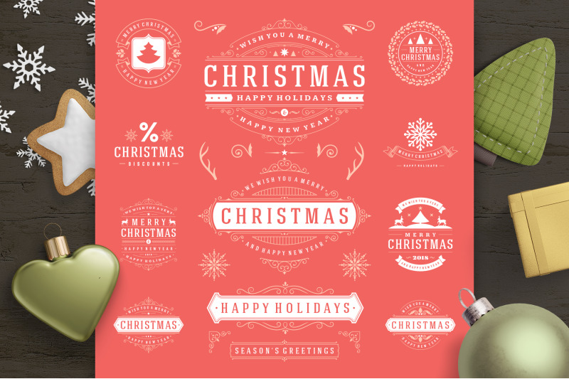 christmas-30-labels-and-badges