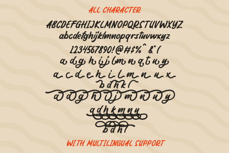 the-kindamana-handwritten-display-font