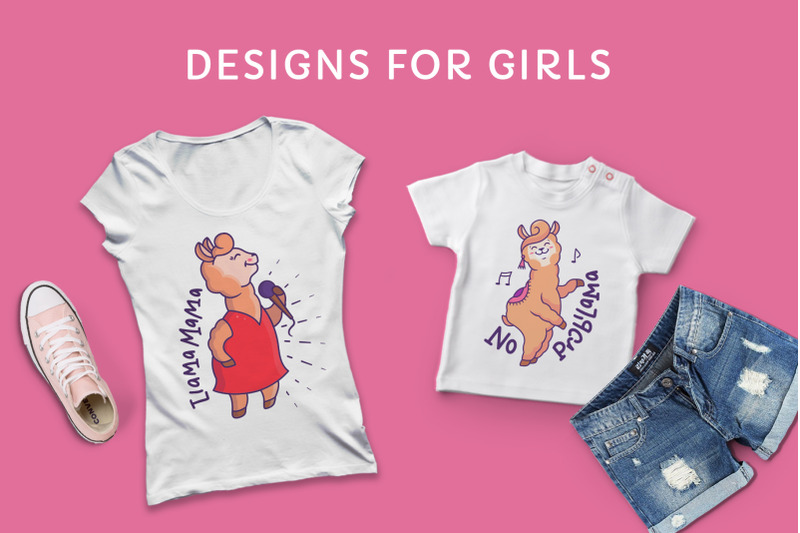 music-llamas-t-shirt-designs