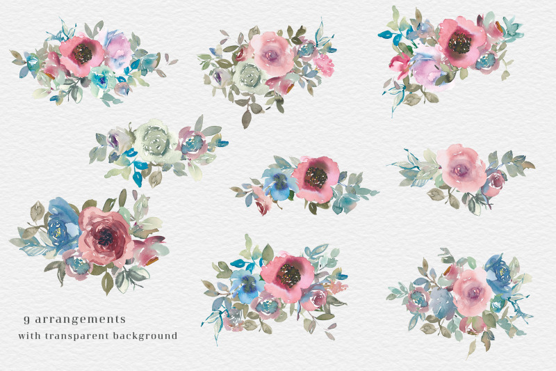 vintage-inspired-watercolor-floral-clipart
