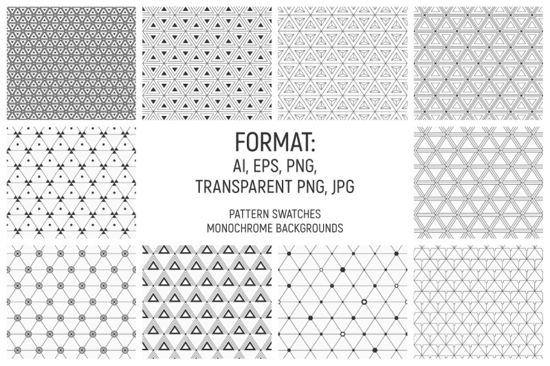 10-seamless-geometric-vector-triangles-patterns