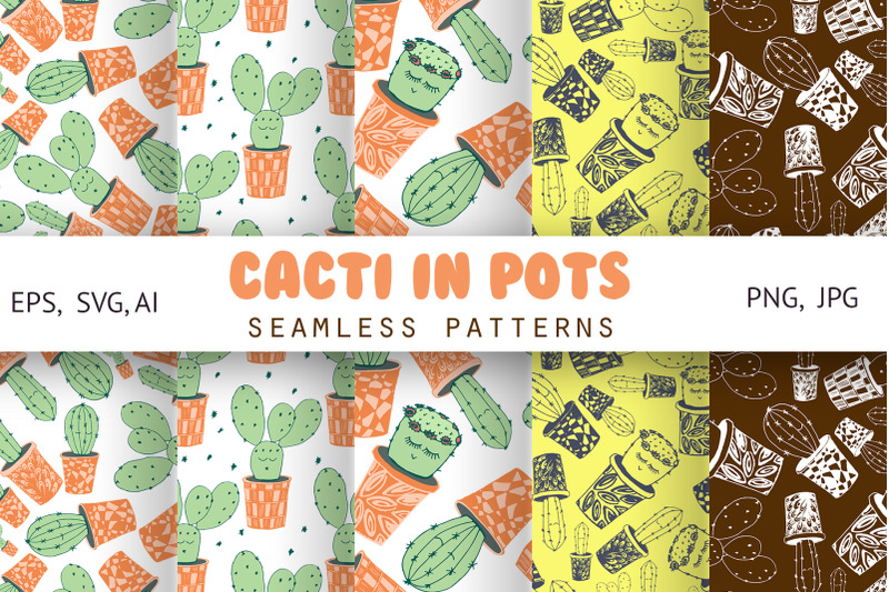 cacti-with-funny-kawaii-faces-seamless-patterns