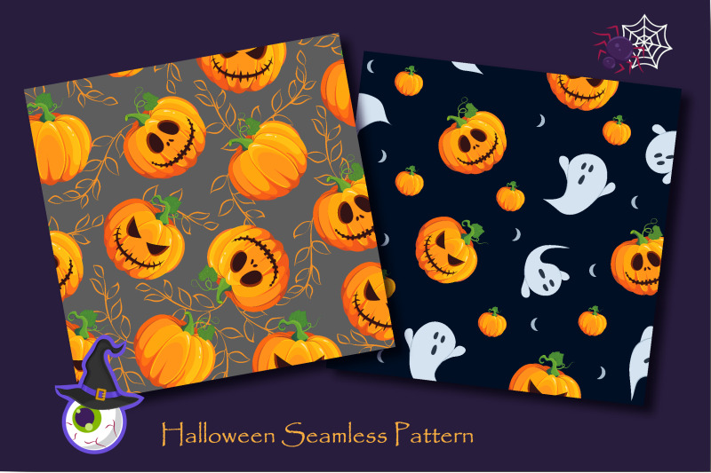 halloween-pumpkins-seamless-pattern