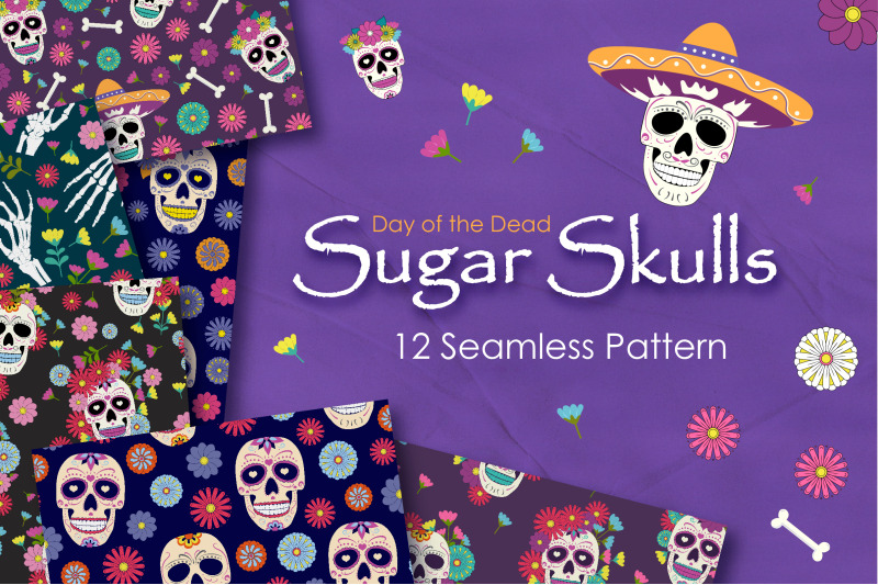 sugar-skulls-day-of-the-dead-seamless-pattern