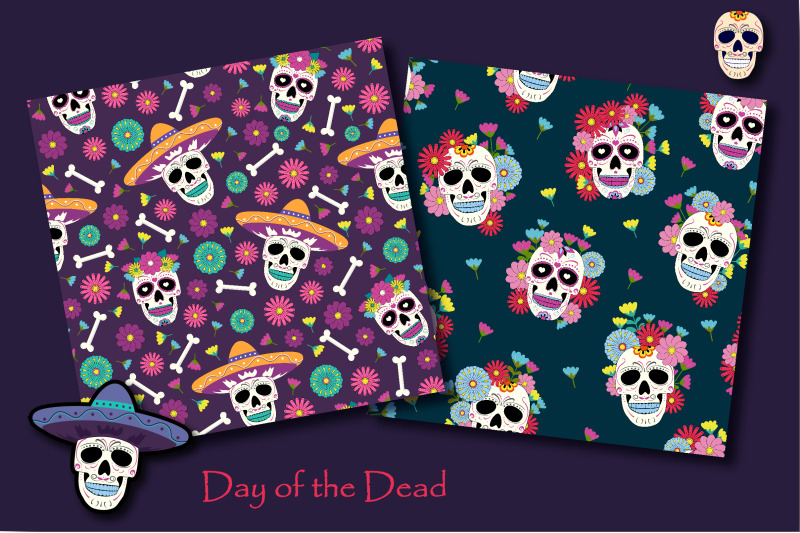 sugar-skulls-day-of-the-dead-seamless-pattern