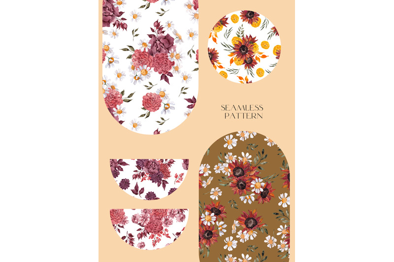 autumn-botanical-watercolor-floral-collection