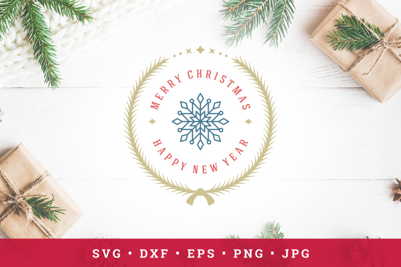 christmas-saying-design-with-snowflake-holiday-wish-cut-file-clipart-svg-dxf-eps-png-jpg
