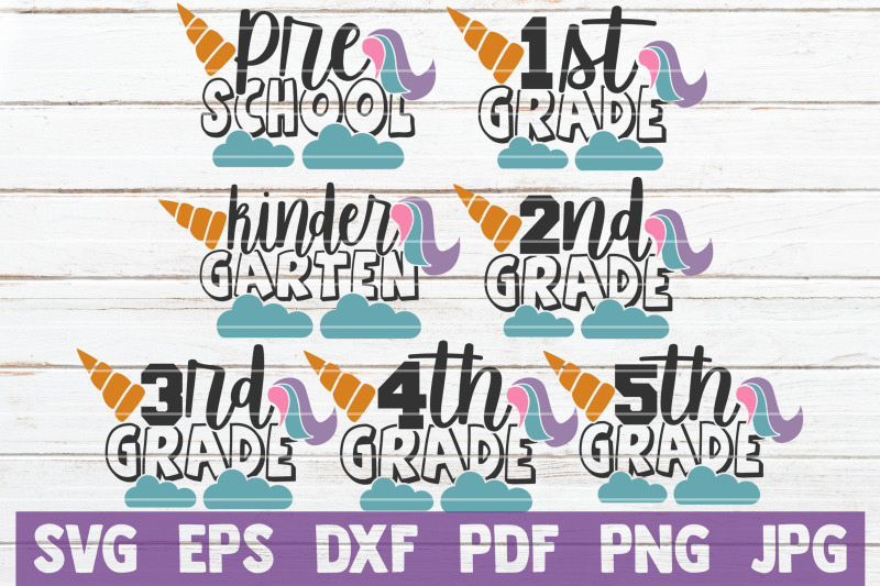 school-unicorn-svg-bundle-svg-cut-files