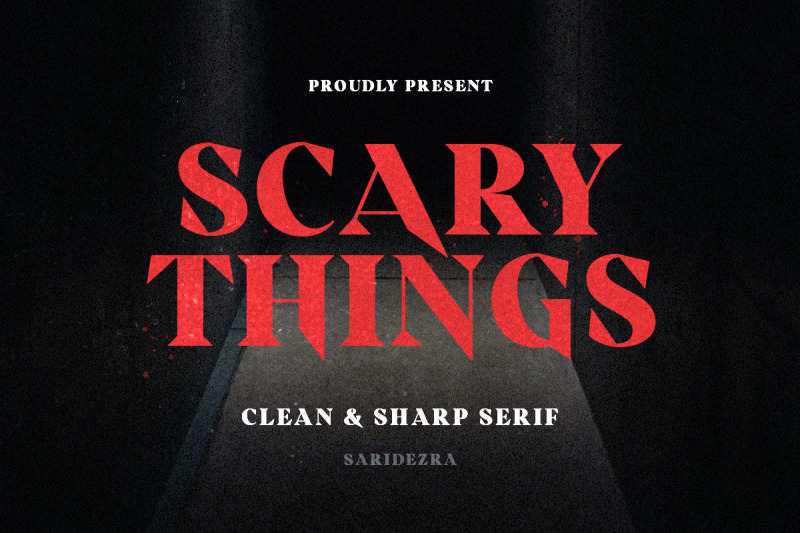scary-things-sharp-serif