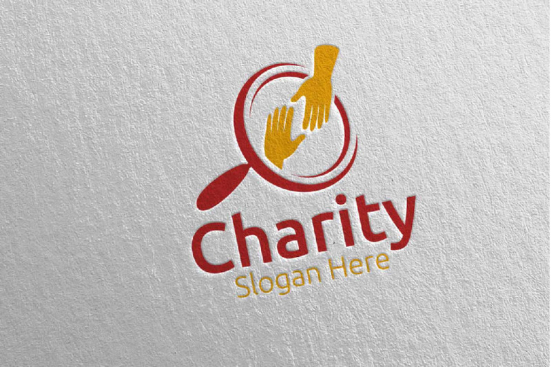 find-charity-hand-love-logo-design-66