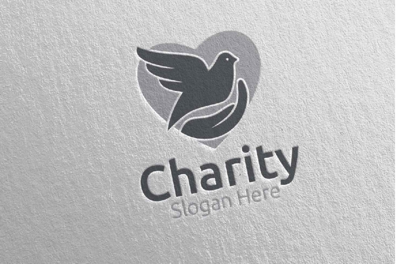 dove-charity-hand-love-logo-design-69