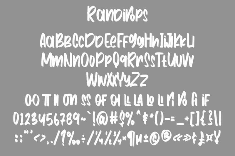 randirops-handwritten-font