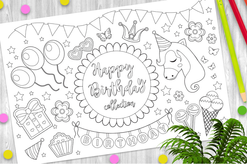 happy-birthday-cute-coloring-book-page-for-kids